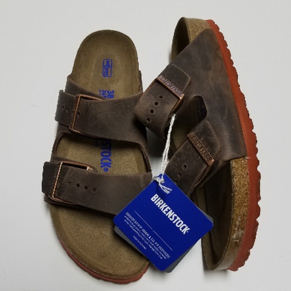 Birkenstock Shoes - New Birkenstock Arizona Habana Soft Footbed Sandal
